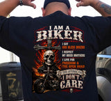 I AM A BIKER GOD BLESS MY RIDE - SHIRT FOR MEN - LUNA00 (SKU2608-81)