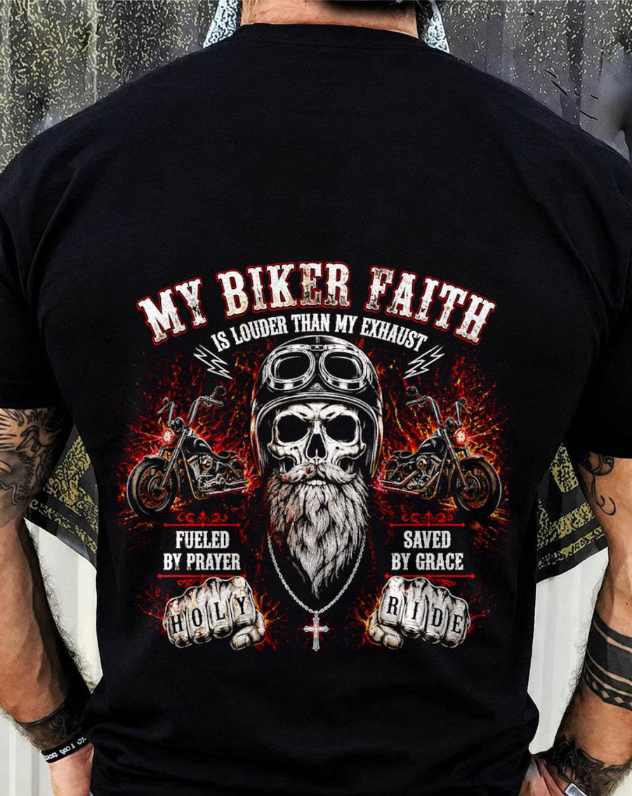 MY BIKER FAITH RIDE WITH GOD SAVED BY GRACE