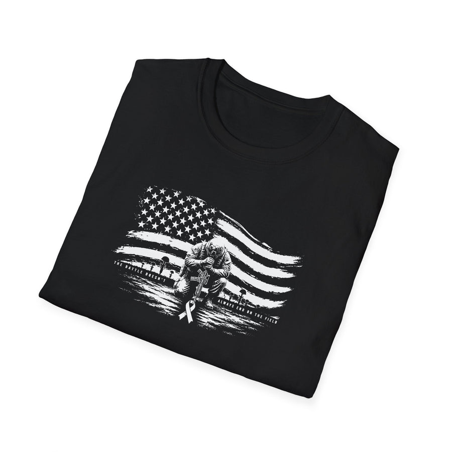 Remember Them All Memorial T-Shirt — Veteran Flag Tribute 8