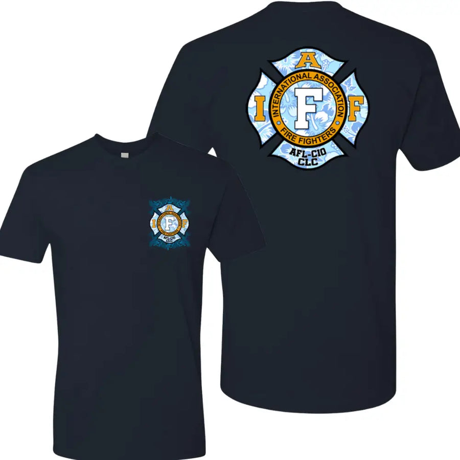 IAFF Firefighter Logo T-Shirt, Soft Cotton Blend Shirt with International Association of Fire Fighters Design, Heroic First Responder Apparel for Men & Women, Firefighter Gift Idea