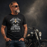 I Am A Biker Papa Just Like A Normal Papa Only Much Cooler Shirt For Grandpa 6