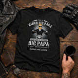 I Am A Biker Papa Just Like A Normal Papa Only Much Cooler Shirt For Grandpa 2