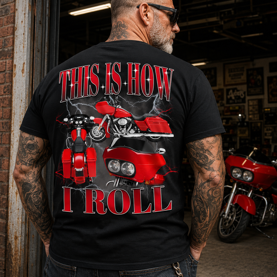 This Is How I Roll - Custom Vehicle Photo Shirts - Gift For Bikers A2110 4