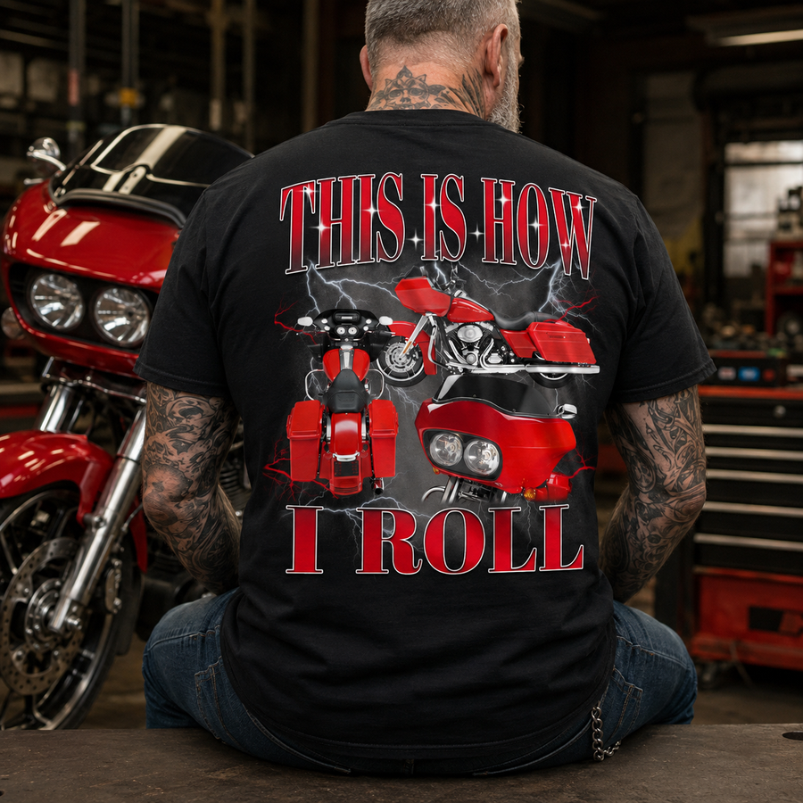 This Is How I Roll - Custom Vehicle Photo Shirts - Gift For Bikers A2110 2