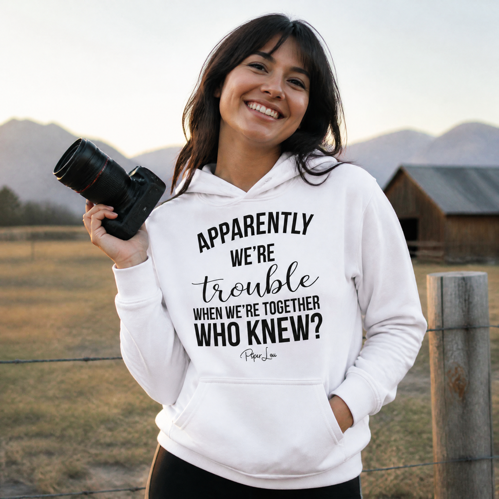 Trouble When We're Together Graphic Hoodie