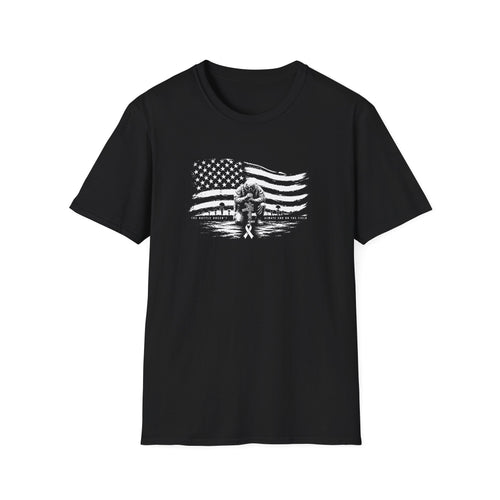 Remember Them All Memorial T-Shirt — Veteran Flag Tribute