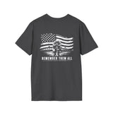 Remember Them All Memorial T-Shirt — Veteran Flag Tribute 16