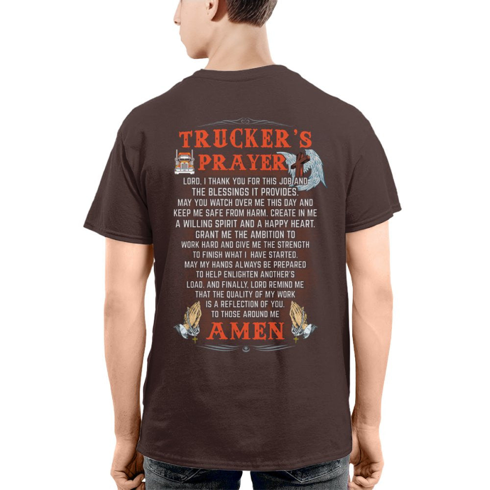 Trucker’s Prayer T-Shirt – Faith, Strength & Road Warrior Pride 4