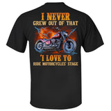 Loving to Ride Motorcycles Shirt - Personalized Upload Vehicle Photo For Biker A2110 2