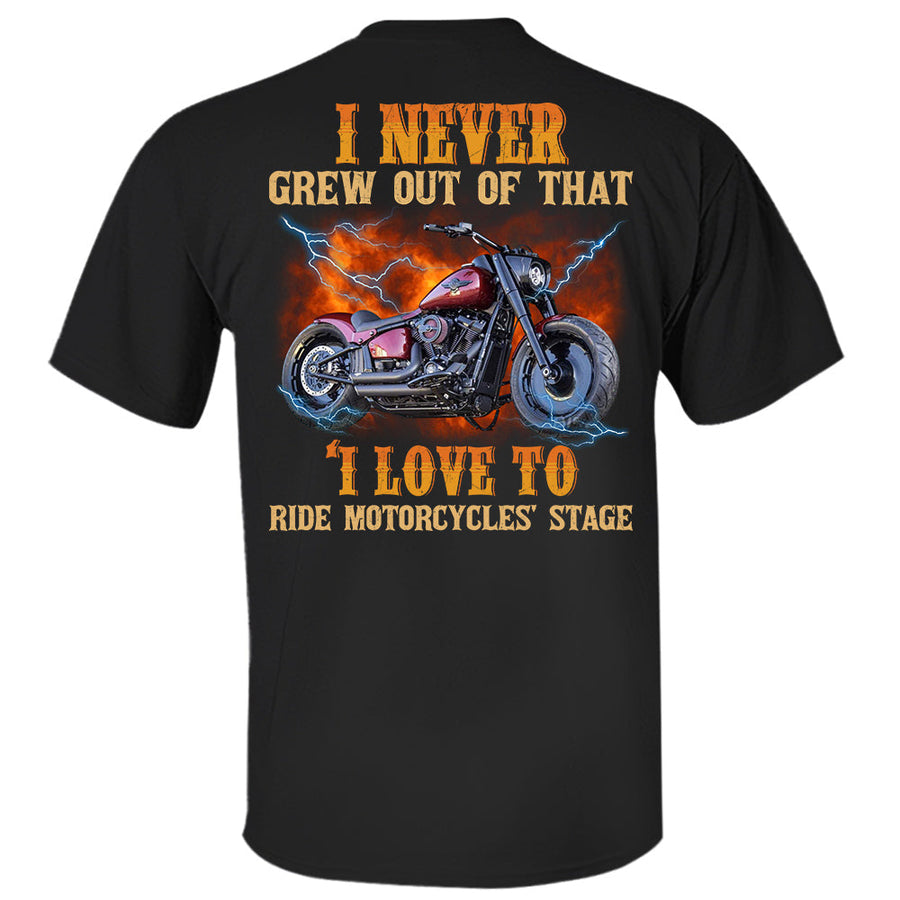 Loving to Ride Motorcycles Shirt - Personalized Upload Vehicle Photo For Biker A2110 2
