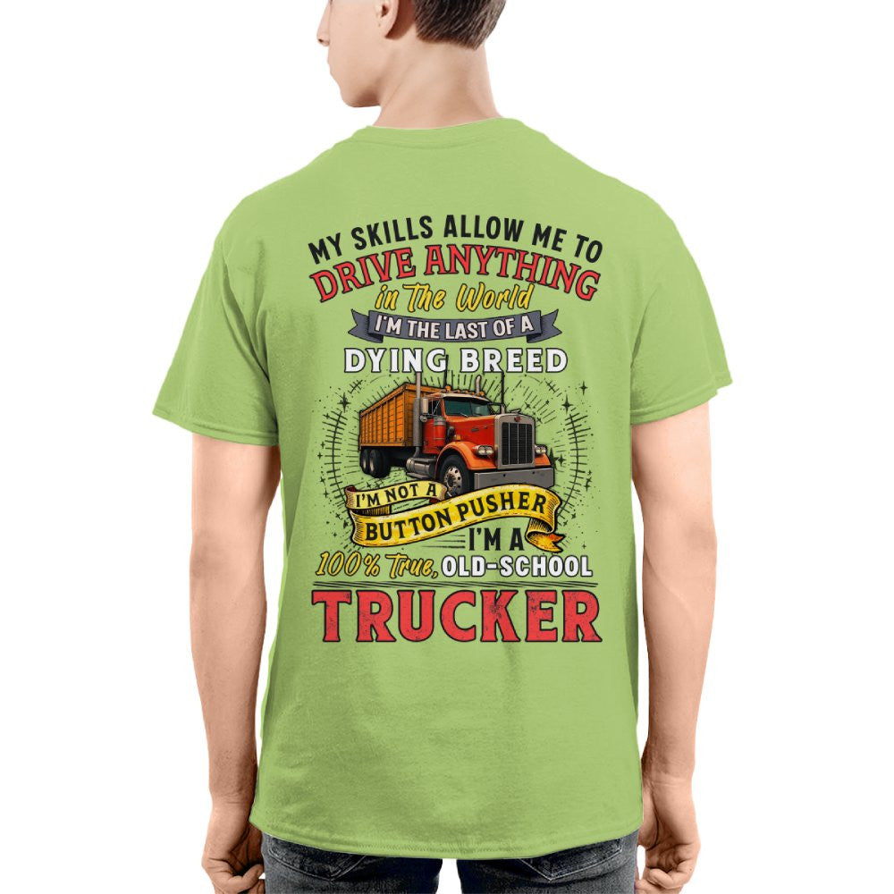 Funny Trucker T-Shirt – Old School Truck Driver Gift, Trucking Life Tee 8