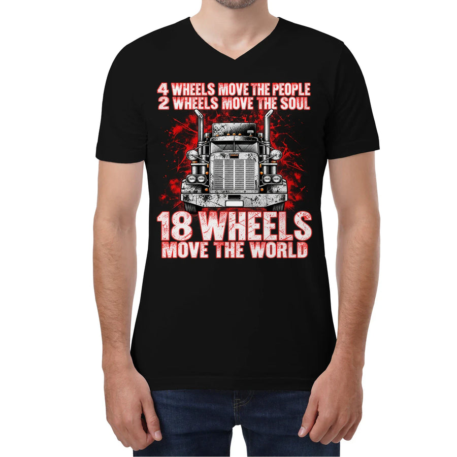 Truck 4 Wheels Move The People 2 Wheels Move The Soul 18 Wheels Move The World 2