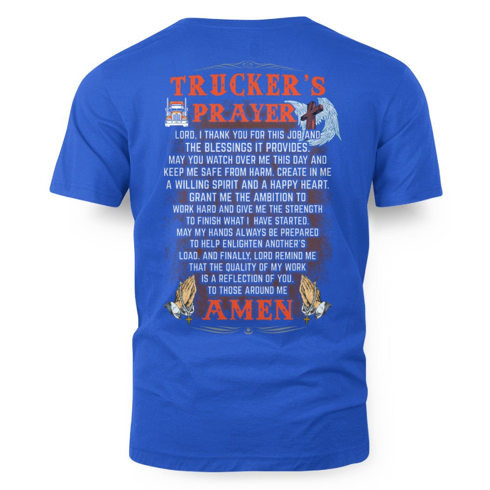 Trucker’s Prayer T-Shirt – Faith, Strength & Road Warrior Pride 9