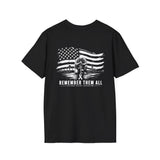 Remember Them All Memorial T-Shirt — Veteran Flag Tribute 6
