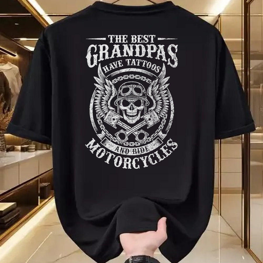 Best Grandpas Have Tattoos And Ride Motorcycles Biker Biking