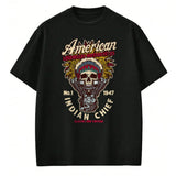 NRetro Vintage American Motorcycle Indian native Bikers Gift 2