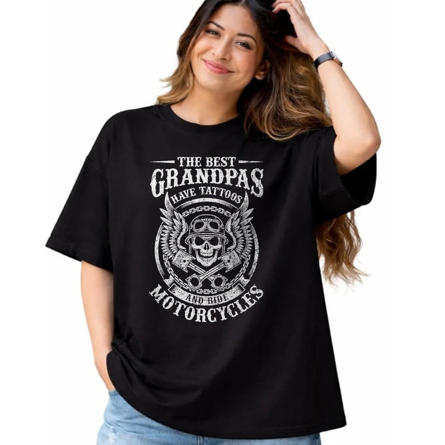 Best Grandpas Have Tattoos And Ride Motorcycles Biker Biking 3