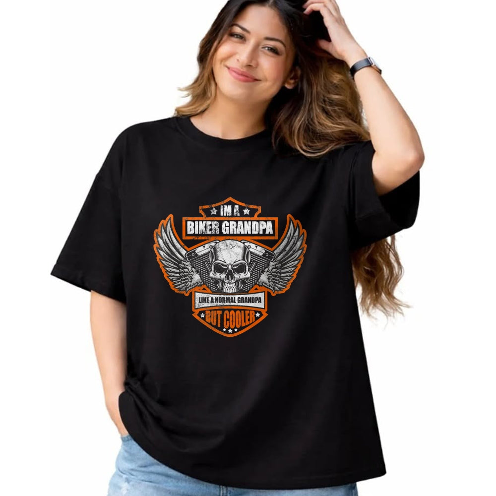 Funny I'm a Biker Grandpa like a Normal Grandpa But Cooler 3