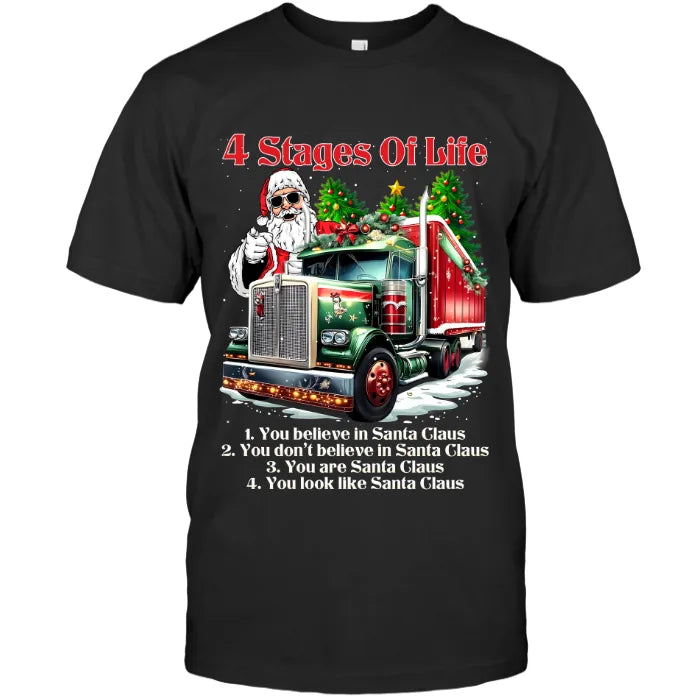 4 Stages of Santa Truck – Funny Christmas Trucker