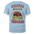 Funny Trucker T-Shirt – Old School Truck Driver Gift, Trucking Life Tee 5