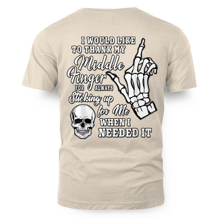 I Would Like To Thank My Middle Finger Skeleton Halloween 7