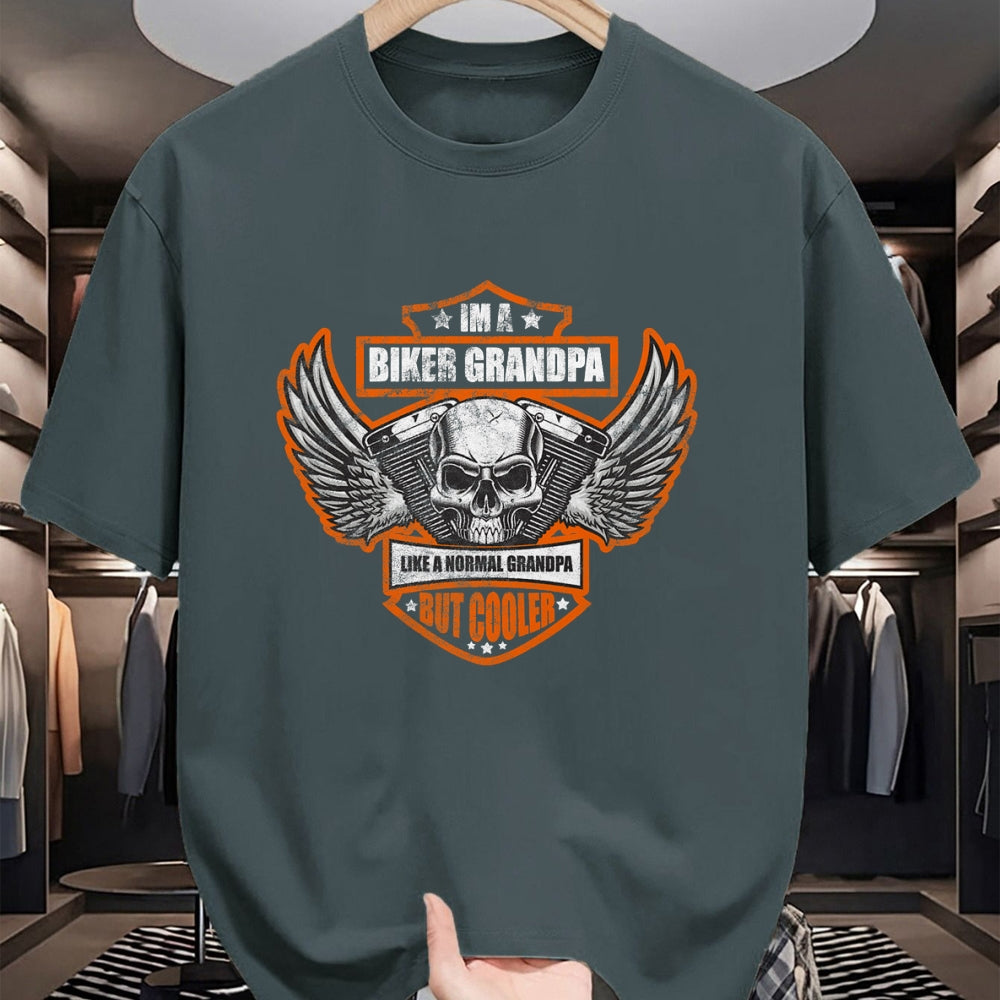 Funny I'm a Biker Grandpa like a Normal Grandpa But Cooler 5