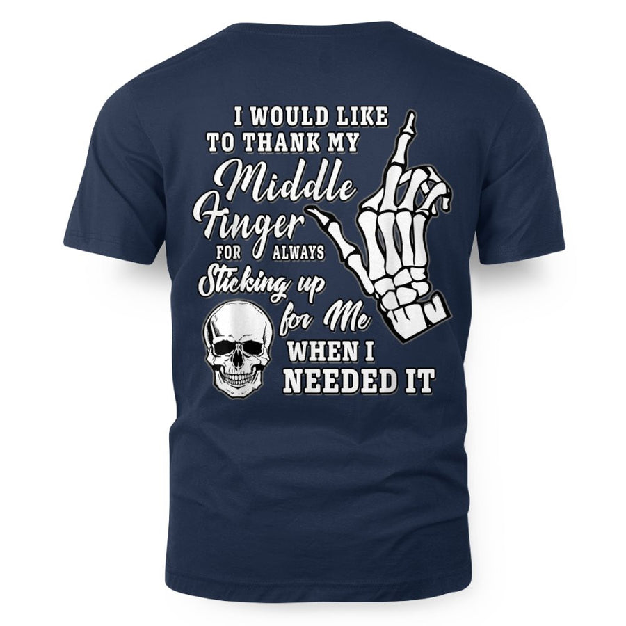 I Would Like To Thank My Middle Finger Skeleton Halloween 5
