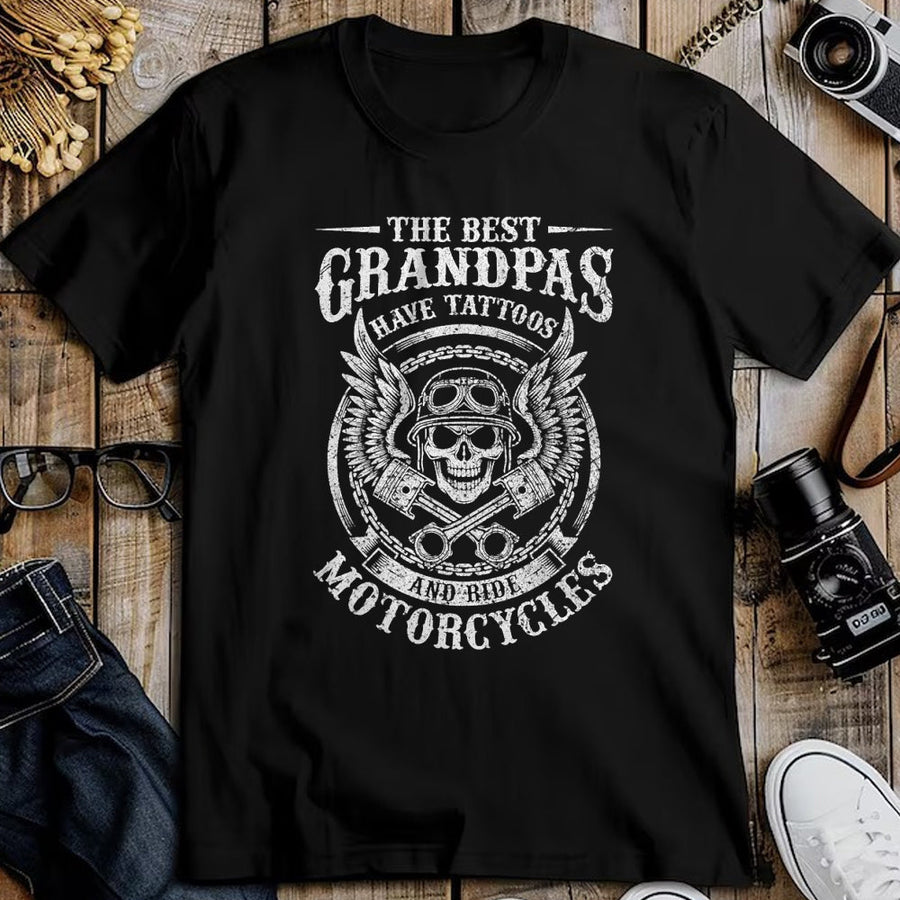 Best Grandpas Have Tattoos And Ride Motorcycles Biker Biking 6