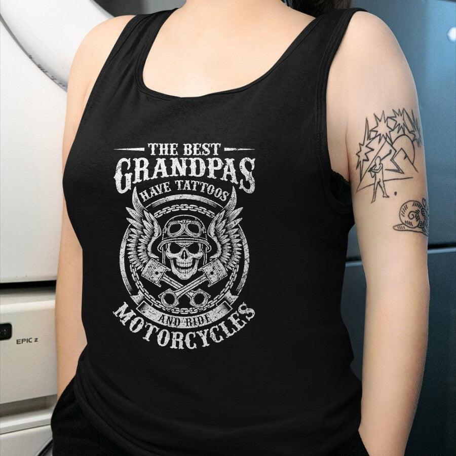 Best Grandpas Have Tattoos And Ride Motorcycles Biker Biking 10