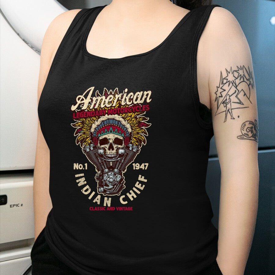 NRetro Vintage American Motorcycle Indian native Bikers Gift 10