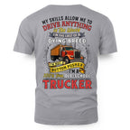 Funny Trucker T-Shirt – Old School Truck Driver Gift, Trucking Life Tee 9