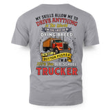 Funny Trucker T-Shirt – Old School Truck Driver Gift, Trucking Life Tee 9