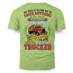 Funny Trucker T-Shirt – Old School Truck Driver Gift, Trucking Life Tee 7