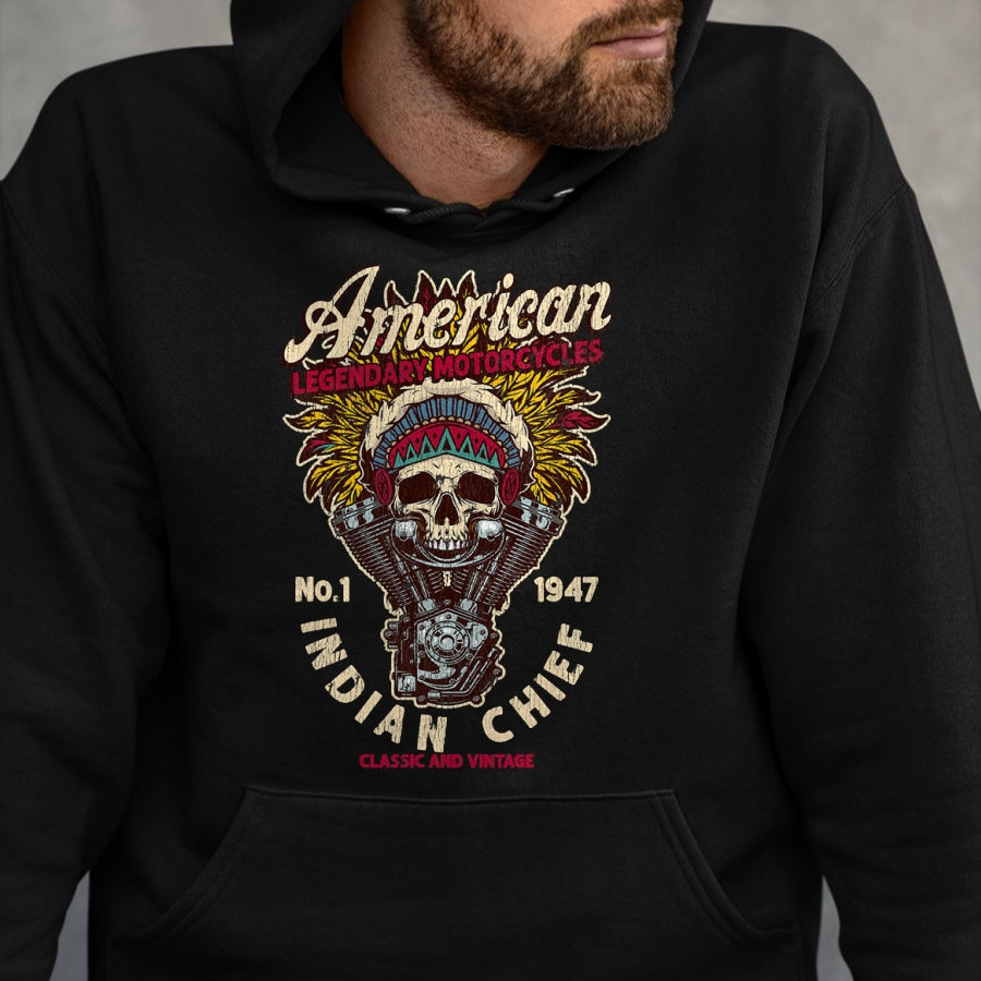 NRetro Vintage American Motorcycle Indian native Bikers Gift 12