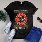 Lights & Sirens Excite Me Funny Firefighter 5