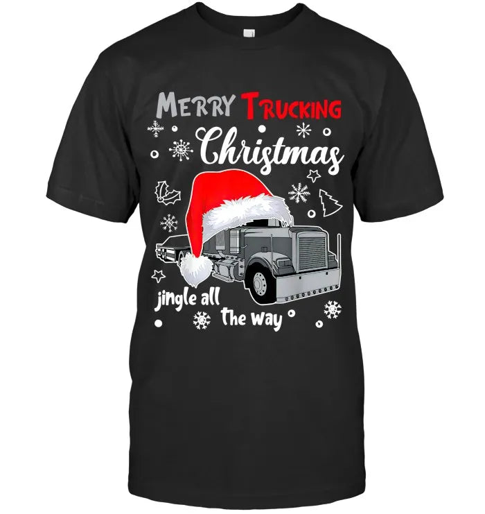 Merry Trucking Christmas. Jingle all the way