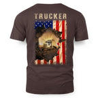 Patriotic American Flag Truck Driver 3