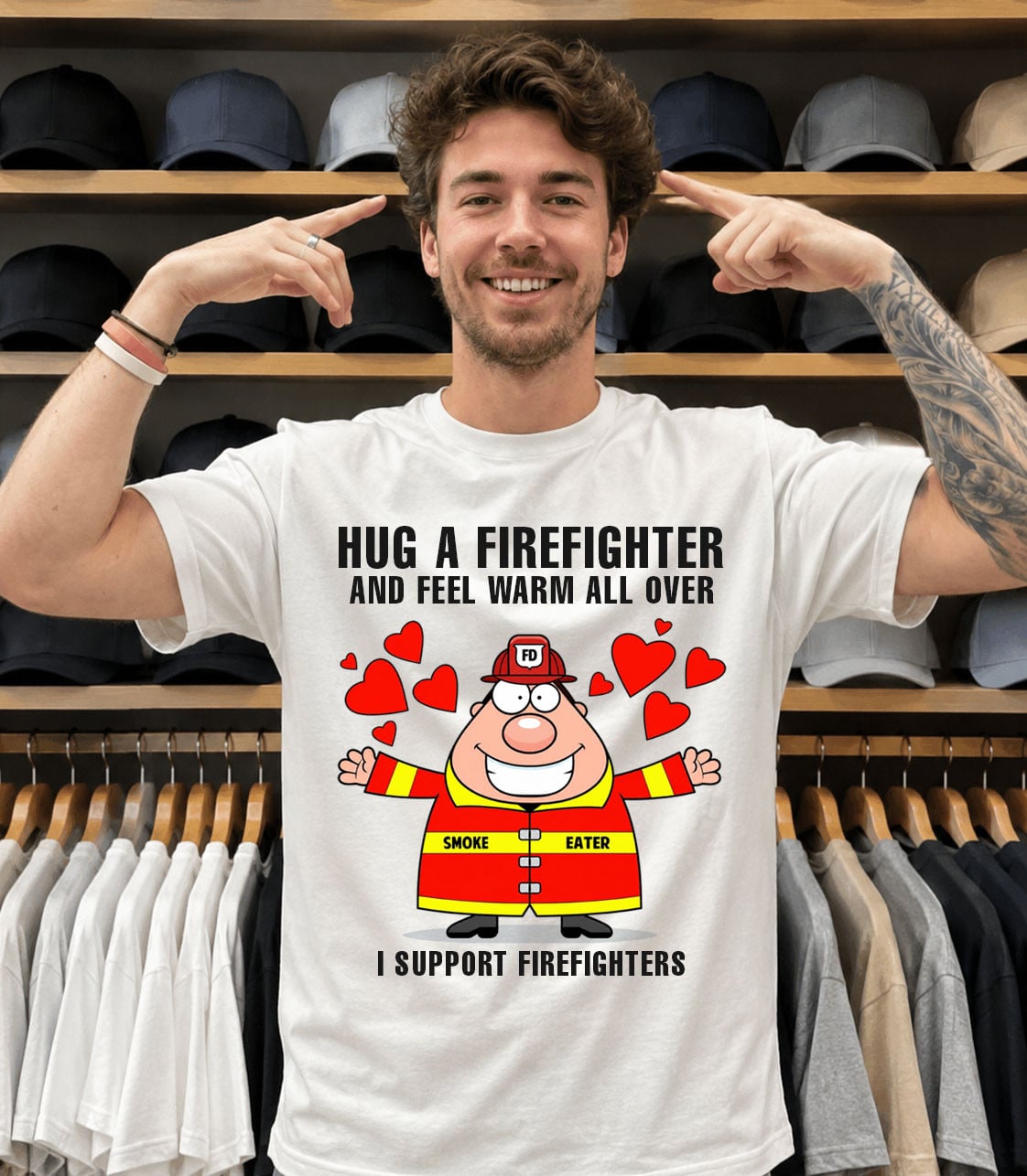 Hug A Firefighter And Feel Warm All Over