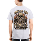 I May Be Old But I Was a Trucker When It Was Cool Vintage Trucker 4