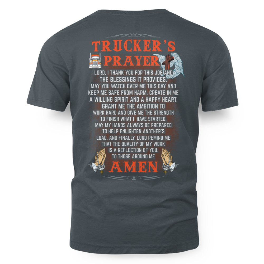 Trucker’s Prayer T-Shirt – Faith, Strength & Road Warrior Pride 5