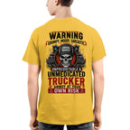 Warning Grumpy Moody Sarcastic Unmedicated Trucker 6