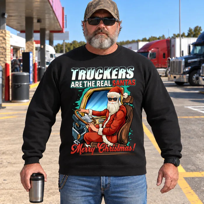 Truckers are the real santas - Merry Christmas