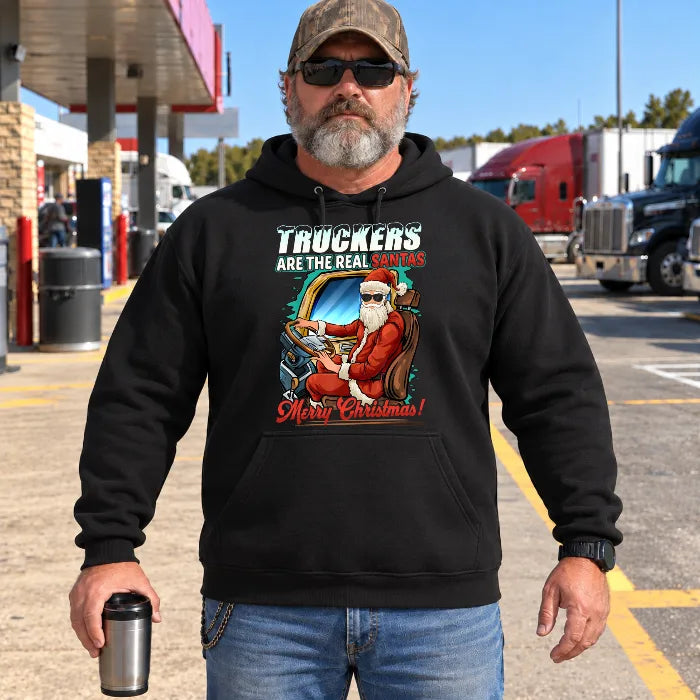 Truckers are the real santas - Merry Christmas