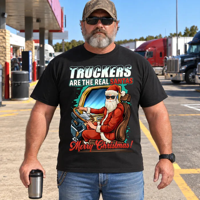 Truckers are the real santas - Merry Christmas
