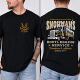 Snowman's Bootlegging Service T-Shirt, Smokey and The Bandit Tee, Unisex Trendy Shirt Gift for Movie Fans