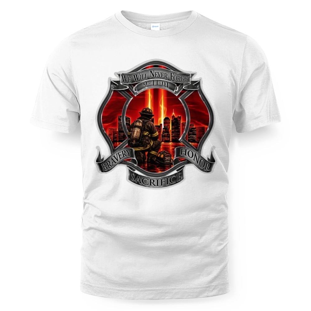 9/11 Bravery, Honor and Sacrifice Firefighter 8