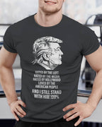Trump Hated by The Left Hated by The Media T-Shirt 5
