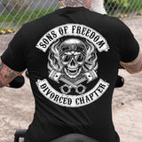 Sons Of Freedom Divorced Chapter Shirt For Biker