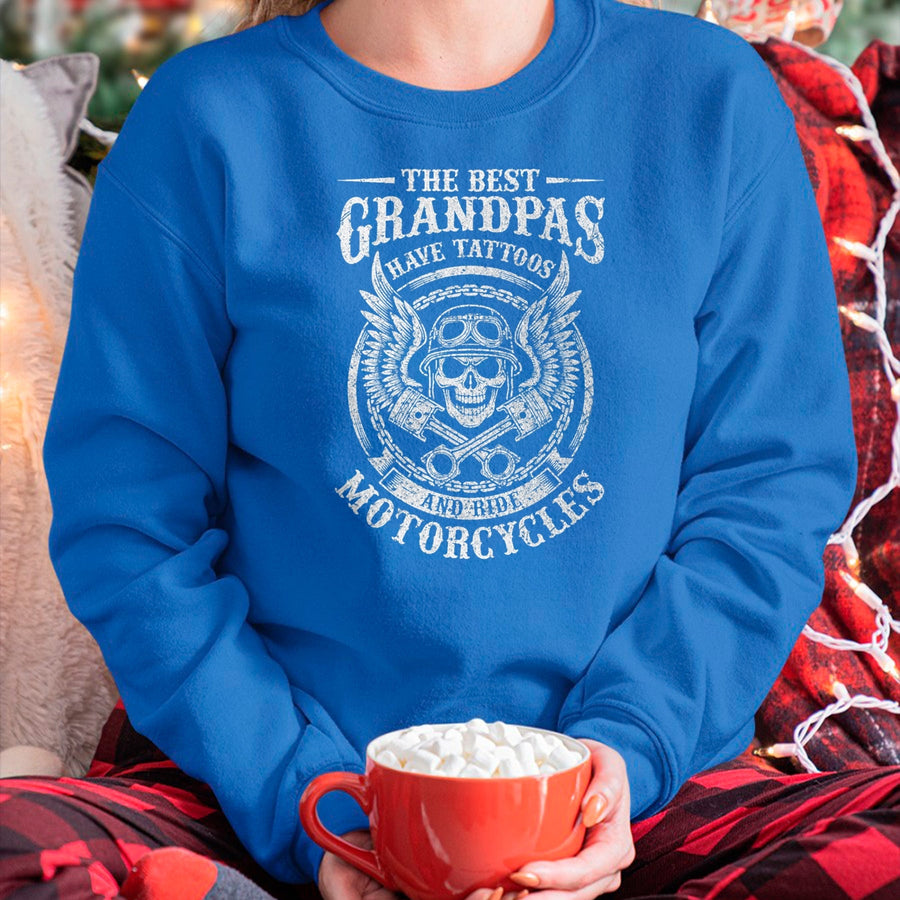 Best Grandpas Have Tattoos And Ride Motorcycles Biker Biking 4