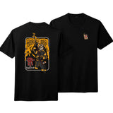 Hook & Lookn Firefighter T-Shirt, Vintage Fire Rescue Graphic Tee, Soft Cotton Blend Shirt, Bold Firefighter Apparel for Men & Women, Fun Fire Rescue Gift